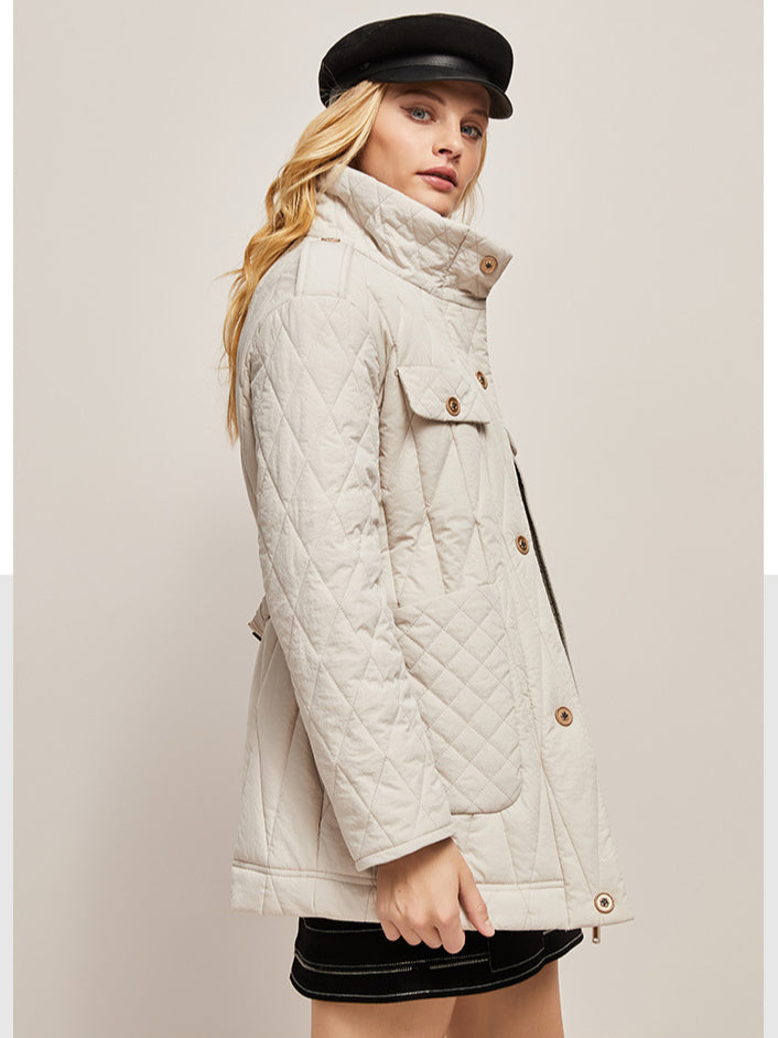 Cozy Casual Quilted Parka