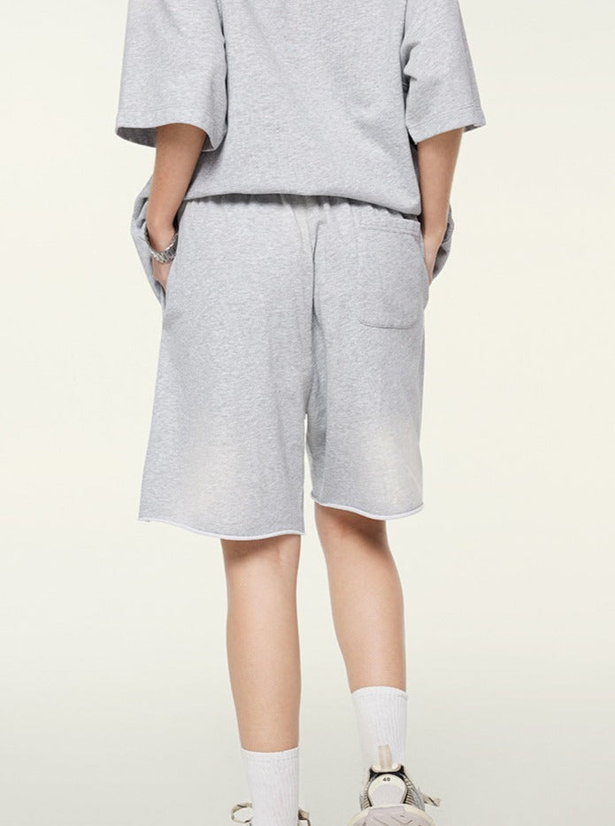 Heavy Washed Loose Edge Shorts