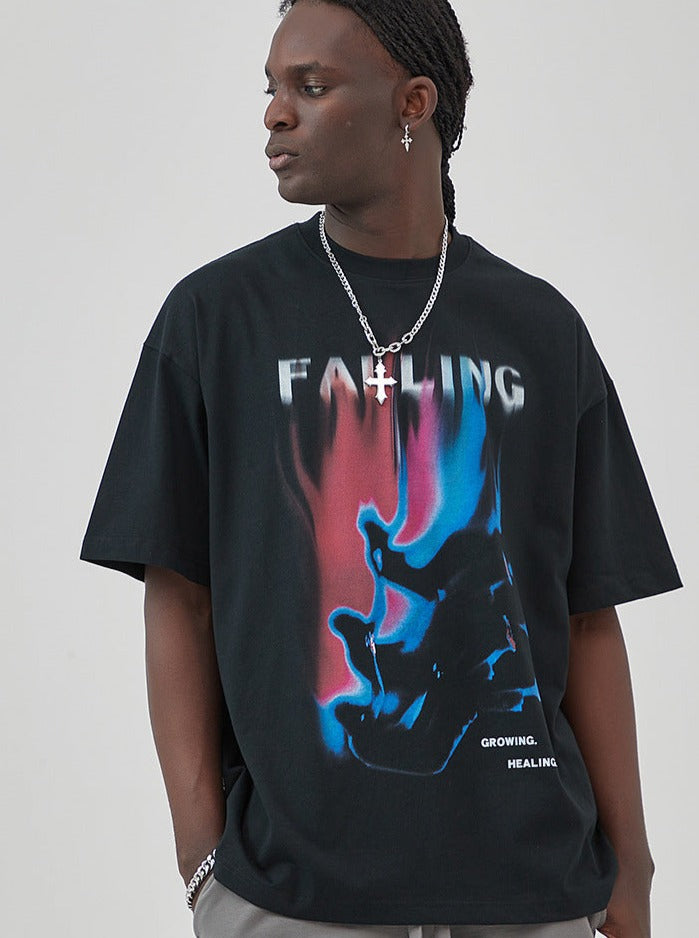 Falling Aesthetic Y2K Print Dreamcore Unisex T-Shirt