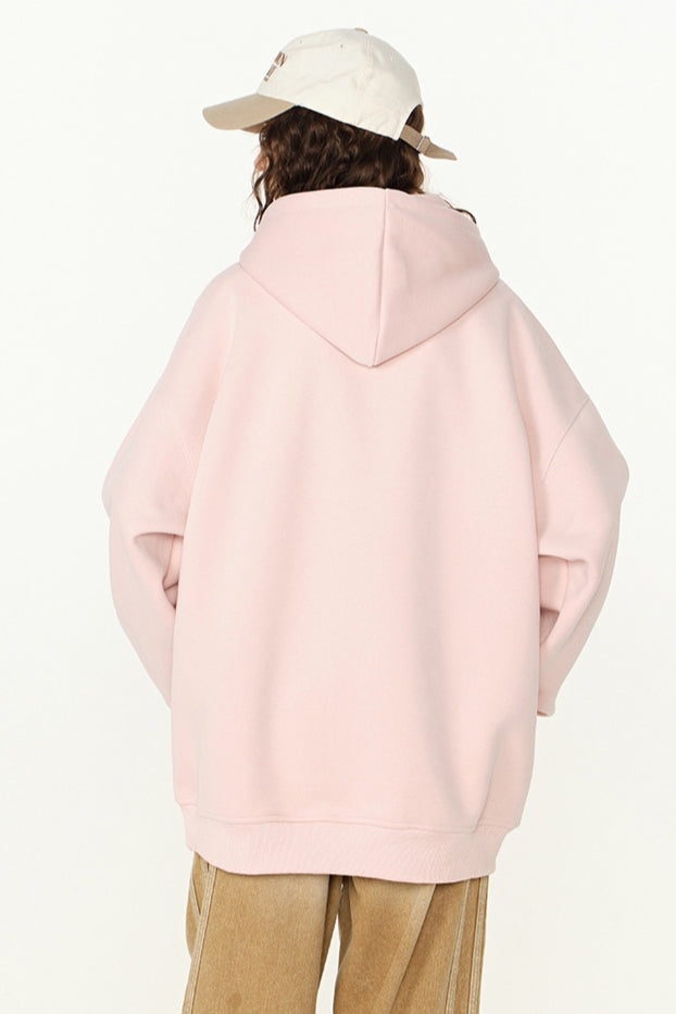 Oversize Hoodie Damen Linien Unisex Komfort Kapuzenpullover